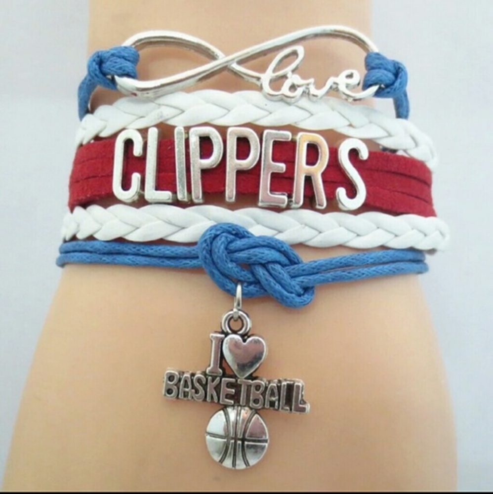 Nwt Clippers basketball bracelet